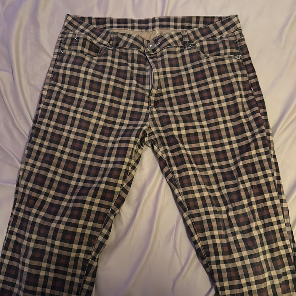 plaid pants